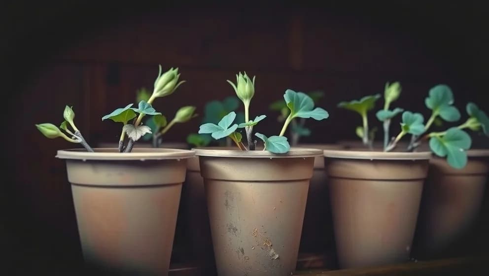 Övervintra pelargoner och klippa ner
